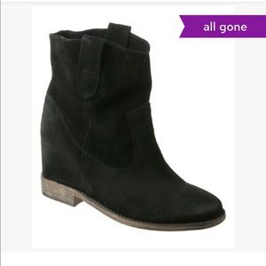 OTBT Sandpiper Suede Boot Black Size 8